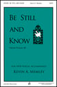 Be Still and Know SATB choral sheet music cover